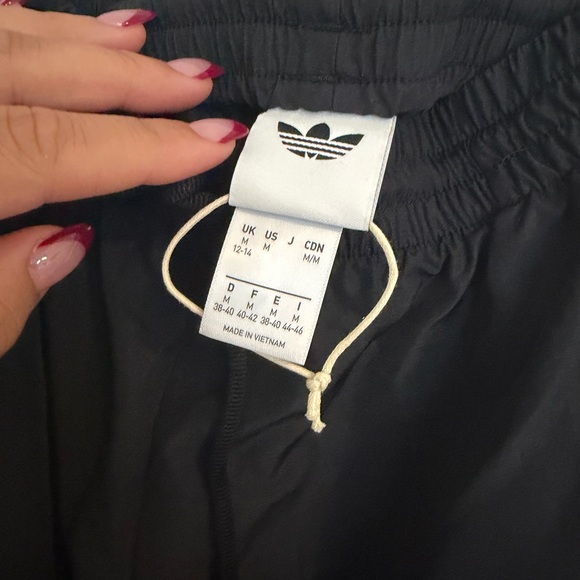 Adidas Women's Black Wide-Leg Track Pants - Picture 5 of 5